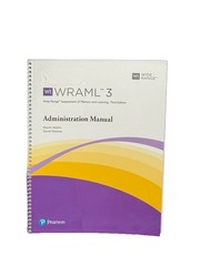 WRAML3 – Wide Range Assessment Of Memory And Learning | Third Edition- Test Kit