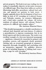 “RAILROADS, LANDS, & POLITICS The Taxation of RR Land Grants, 1864-1897