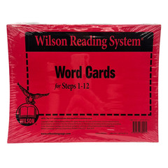 Wilson Reading System Word Cards for Steps 1-12 Barbara Wilson #WRSWC1 New
