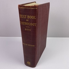 Vtg Medical Book Textbook of Pathology by William Boyd Hardcover 1944 Illust.