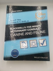 Blackwell’s Five-Minute Veterinary Consult: Canine & Feline *Read Description *