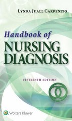 Handbook of Nursing Diagnosis – 1496338391, Carpenito RN MSN CRNP, paperback