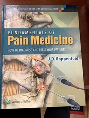 Fundamentals Of Pain Medicine by Hoppenfeld