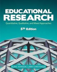 Educational Research: Quantitative, Qualitative, and Mixed Approaches by Johnson