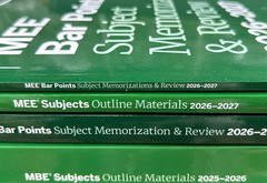 2026 2027 Kaplan Bar Exam Review UBE 4 Books SET MEE MBE Subjects Points+ Barbri