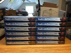 Ingles Sin Barreras 1-12 set DVD/CD + Books SET IS MISSING 2 DVDs + 1 Workbook