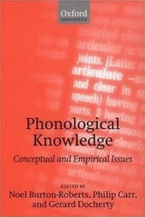 Phonological Knowledge : Conceptual and Empirical Issues, Hardcover by Burton…