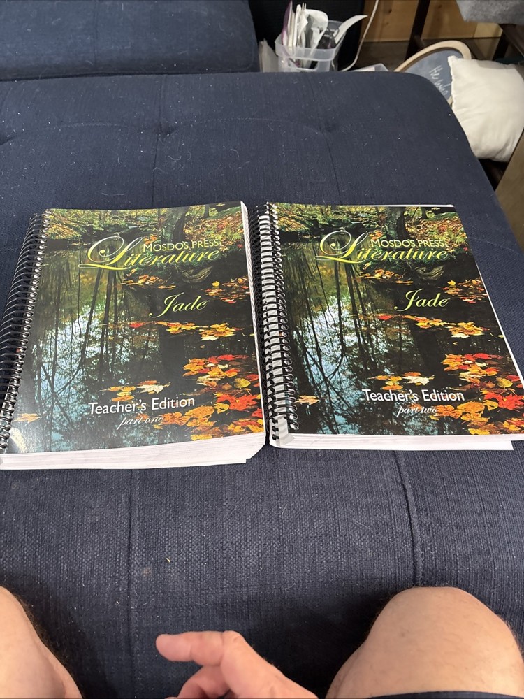 Lot 3 Mosdos Press Literature Jade Teacher’s Edition Part 1-2 Set
