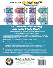 P2 Commercial Plumbing Inspector QuickPass Study Guide Based On 2021 IPC & 2021