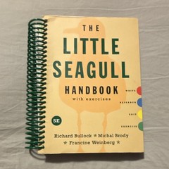 The Little Seagull Handbook with Exercises 5th Ed 2017 ISBN 978-1-324-06013-0