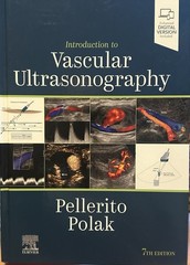 Introduction to Vascular Ultrasonography 7th Ed Pellerito & Polak Hardcover