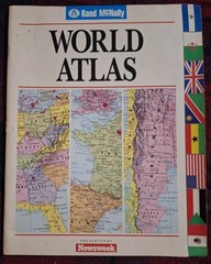🌍RAND McNALLY WORLD ATLAS🌎Presented by NEWSWEEK Rare 1993 Edition 64 pages