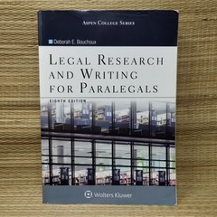 Legal Research and Writing for Paralegals (Aspen College) – 7th Edition