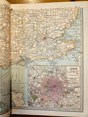 Encyclopaedia Britannica 10th edition vol 34 maps printed 1903