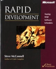 Rapid Development Paperback Steve McConnell