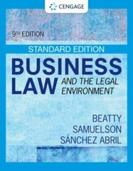 Business Law and the Legal Environment – Standard Edition (MindTap Course List)