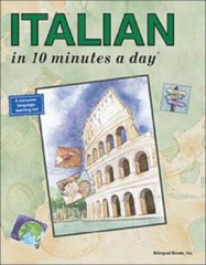 Italian in 10 Minutes a Day, 5th Edition – Paperback – GOOD