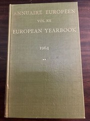 European Yearbook Annuaire Europeen, Volume 12 (1964)