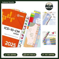 Colorful Repositionable Index Tabs for ICD-10-CM 2025 – Enhance Study Efficiency