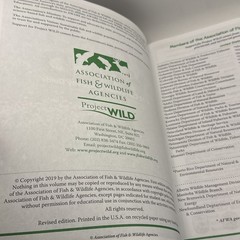 Project Wild K-12 Curriculum & Activity Guide 2019 Edition Paperback