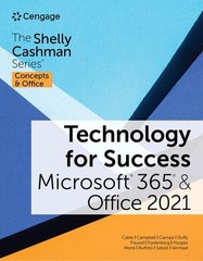 Technology for Success and The Shelly Cashman Series Microsoft 365 & Office …