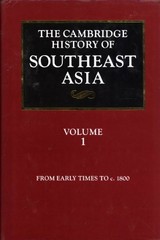 THE CAMBRIDGE HISTORY OF SOUTHEAST ASIA: VOLUME 1, FROM By Nicholas Tarling *VG*