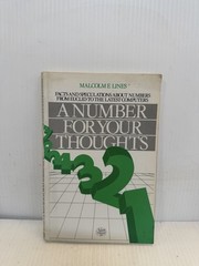 A Number for Your Thoughts Malcolm E Lines 1986 Mathematics Book
