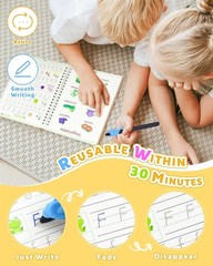 Reusable Magic Copybook Set for Handwriting Practice & Fine Motor Skills