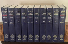 OXFORD The Oxford English Dictionary Second Edition, 20 HB VOLS IN CRISP JACKETS