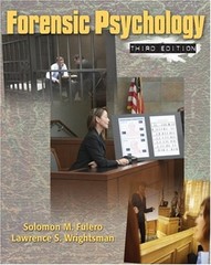 Forensic Psychology Hardcover Solomon M., Wrightsman, Lawrence S.