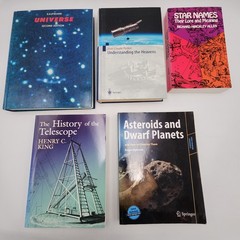Astronomy Science Book Lot Of 5 Telescope Star Names Universe Asteroids Heavens