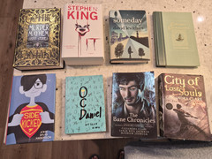 Multiple titles, Hard and soft cover books, lot of 9