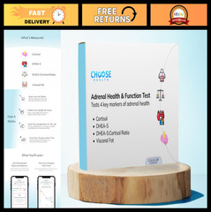 4-in-1 Cortisol & DHEA-S Test Kit | Stress, Sleep, Adrenal Health | Lab Certifie