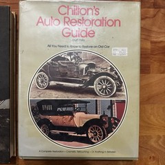 Chilton’s Auto Restoraton Guide- Burt Mills- 1975- 291 Pages + 1978 Chilton HC