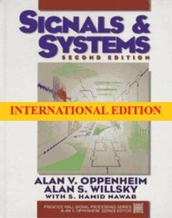 4-7 DAYS DELIVERY – Signals and Systems by Oppenheim, 2ND INTERNATIONAL EDITION