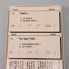 Bilingual Spanish-English Vocabulary Cards (Vis-Ed) Box of 1000
