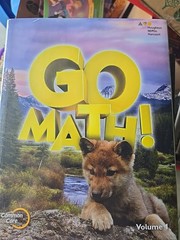 GO Math! Volume 1 and Volume 2 Grade 1 Student Workbooks, Brand New