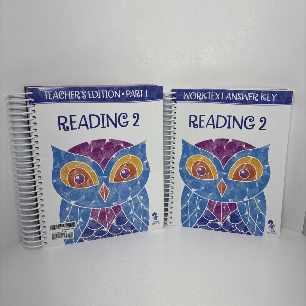 BJU Reading 2 Teacher’s Edition Part 1 & Worktext Answer Key 3rd Ed.