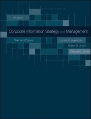 Corporate Information Strategy and Management: Text and Cases