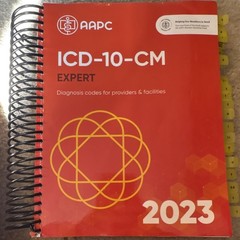 AAPC ICD-10-CM Expert 2023 Spiral Bound Tabbed Diagnosis Codes Medical