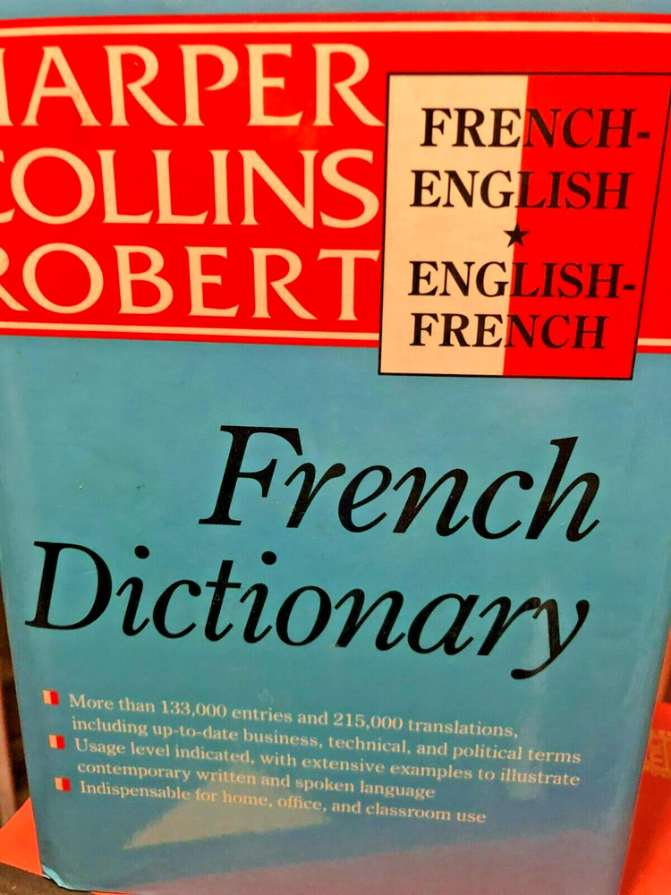 Collins Robert French College Dictionary by Collins Publishers Staff, FINE 1996