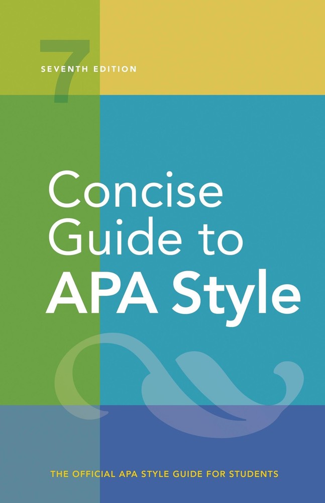Concise Guide to APA Style: 7th Edition (OFFICIAL) – spiral_bound American P…