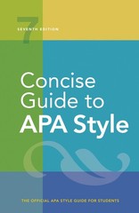 Concise Guide to APA Style: 7th Edition (OFFICIAL) – spiral_bound American P…