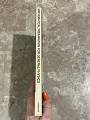 Mathematical Preparation for General Physics by Marion & Davidson (OS PB, 1972)