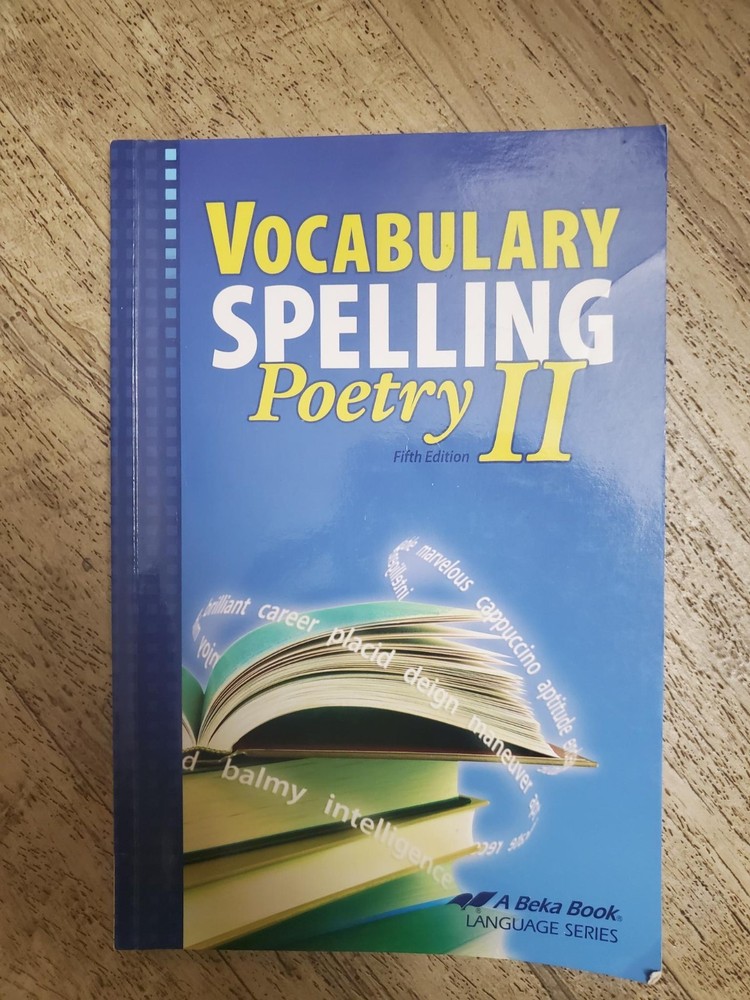 Vocabulary Spelling Poetry 2, fifth edition, VERY GOOD