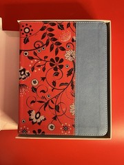 Beautiful Word Coloring Bible for Teen Girls~NIV~Leathersoft~Cranberry/Blue~New
