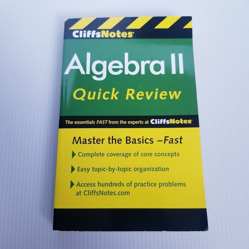 CliffsNotes Algebra II Quick Review