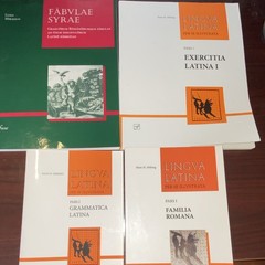 Lot Lingua Latina Per Se Illustrata 4 Book Set Familia Romana Exercitia Fabulae
