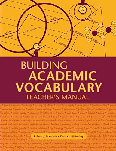 Building Academic Vocabulary: Teacher’s Manual (Professional Dev
