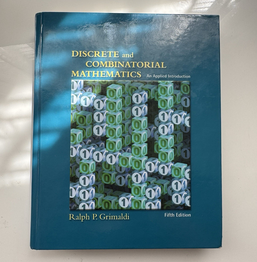 Ralph P. Grimaldi Discrete & Combinatorial Mathematics 5th Ed Hardcover